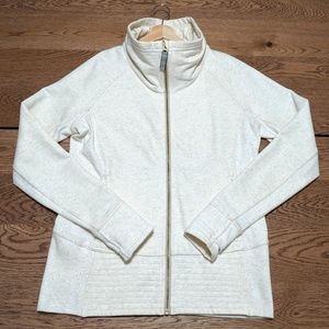 Lululemon jacket sweatshirt ivory white size 12